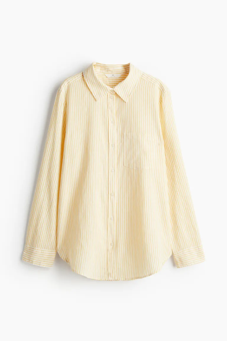 Linen striped shirt